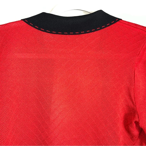 Ming Wang Open Front Jacket-Red Black Textured Fabric-Size Small - Picture 7 of 8